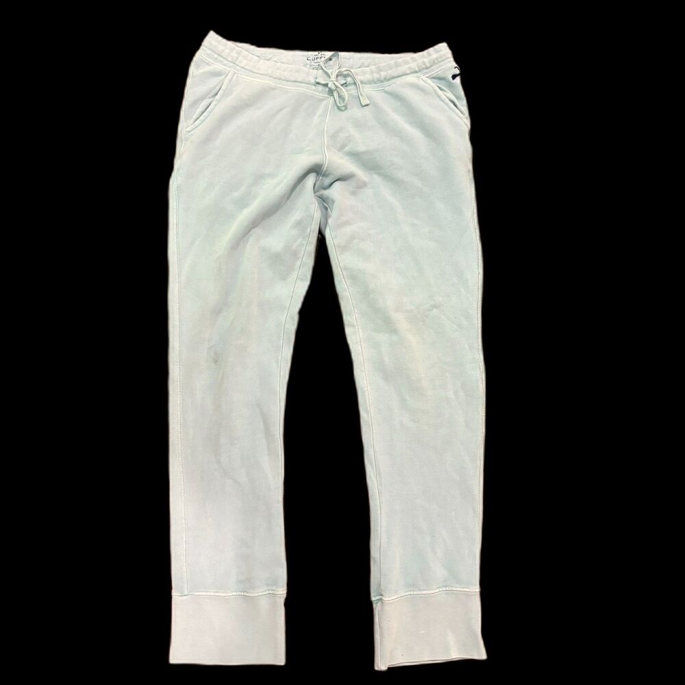 Cuffy's Cape Cod size Large Mint Blue Pastel Athleisure Loungewear Joggers
